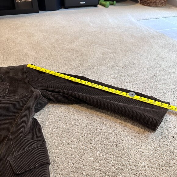 Hunt Valley Blazer Sports Coat Corduroy Brown 2 Button Back Vent Academia Sz 44L - Picture 12 of 16